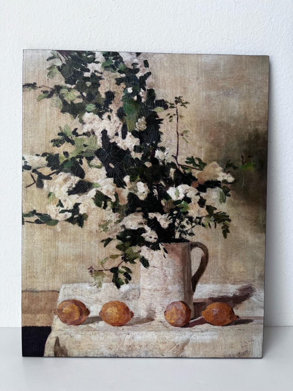 Art: Still Life Oil Painting on Artist Board
